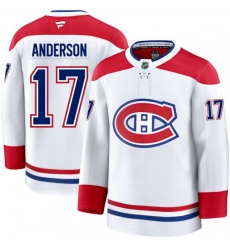 Men Montreal Canadiens 17 Josh Anderson Fanatics Home White Player Jersey Men Montreal Canadiens 17 Josh Anderson Fanatics Home White Player Jersey