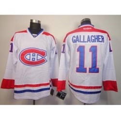 Montreal Canadiens 11 Brendan Gallagher White NHL Jerseys