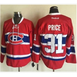 Montreal Canadiens #31 Carey Price Stitched Red New CH NHL Jersey