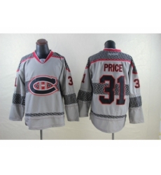 NHL Montreal Canadiens #31 Carey Price Charcoal Cross Check Jerseys