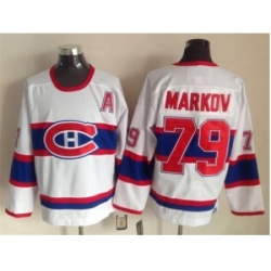 NHL montreal canadiens #79 Markov white jerseys[2015 winter classic]