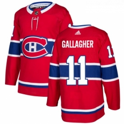 Youth Adidas Montreal Canadiens 11 Brendan Gallagher Premier Red Home NHL Jersey 