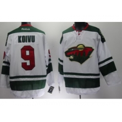 Minnesota Wild 9 Mikko Koivu White NHL Jerseys New