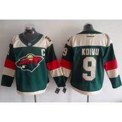 Wild #9 Mikko Koivu Green 2016 Stadium Series Stitched NHL Jersey