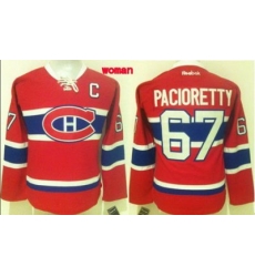 Women Montreal Canadiens #67 Max Pacioretty Red Home Stitched NHL Jersey1