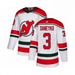 Mens Adidas New Jersey Devils 3 Ken Daneyko Premier White Alternate NHL Jersey 