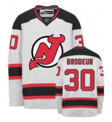 New Jersey Devils #30 Brodeur White Hockey Jersey