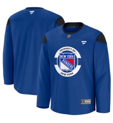 Men New York Rangers Royal 2024 25 Team Practice Stitched Hockey Jersey