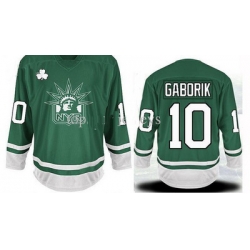 New York Rangers Authentic NHL St Patty's Day Jerseys #10 Marian Gaborik Jersey