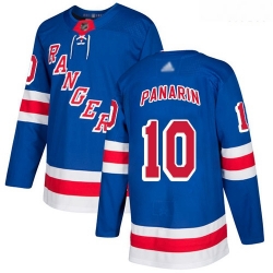 Rangers #10 Artemi Panarin Royal Blue Home Authentic Stitched Hockey Jersey