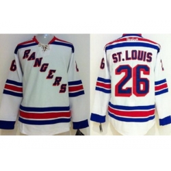 Kids New York Rangers #26 Martin St.Louis White NHL Jerseys