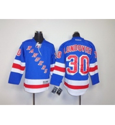 Youth NHL New York Rangers #30 lundqvist lt.blue