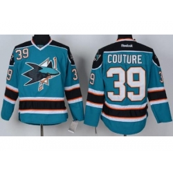 San Jose Sharks 39 Logan Couture Green NHL Jersey
