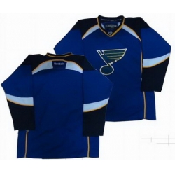 ST.LOUIS BLUES BLANK Blue Third Jerseys