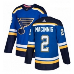 Youth Adidas St Louis Blues 2 Al Macinnis Premier Royal Blue Home NHL Jersey 