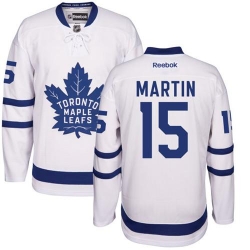 Maple Leafs #15 Matt Martin White New Stitched NHL Jersey