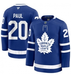 Men Toronto Maple Leafs 20 Nick Paul Fanatics Home Blue Premium Jersey Men Toronto Maple Leafs 20 Nick Paul Fanatics Home Blue Premium Jersey