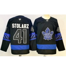 Men Toronto Maple Leafs 41 Anthony Stolarz Fanatics Black Alternate Reversible Next Gen Jersey Men Toronto Maple Leafs 41 Anthony Stolarz Fanatics Black Alternate Reversible Next Gen Jersey