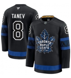 Men Toronto Maple Leafs  8 Christopher Tanev Fanatics Black Alternate Reversible Next Gen Jersey