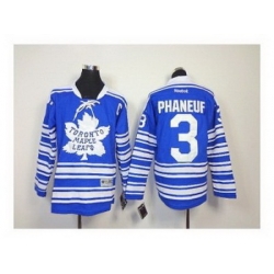 Youth NHL Jerseys Toronto Maple Leafs #3 phaneuf blue[2014 winter classic patch C]