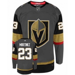 Men Vegas Golden Knights 23 Alec Martinez Gray Adidas Jersey