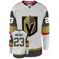 Men Vegas Golden Knights 23 Alec Martinez White Adidas Jersey