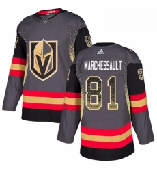 Mens Adidas Vegas Golden Knights 81 Jonathan Marchessault Authentic Black Drift Fashion NHL Jersey 