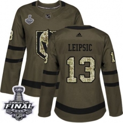 womens brendan leipsic vegas golden knights jersey green adidas 13 nhl 2018 stanley cup final authentic salute to service