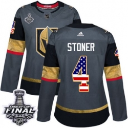 womens clayton stoner vegas golden knights jersey gray adidas 4 nhl 2018 stanley cup final authentic usa flag fashion