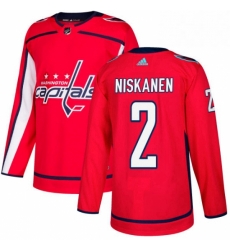 Youth Adidas Washington Capitals 2 Matt Niskanen Premier Red Home NHL Jersey 