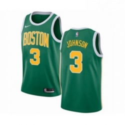 Mens Nike Boston Celtics 3 Dennis Johnson Green Swingman Jersey Earned Edition