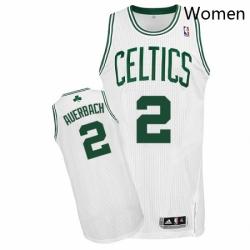 Womens Adidas Boston Celtics 2 Red Auerbach Authentic White Home NBA Jersey