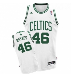 Youth Adidas Boston Celtics 46 Aron Baynes Swingman White Home NBA Jersey 