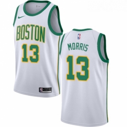 Youth Nike Boston Celtics 13 Marcus Morris Swingman White NBA Jersey City Edition 