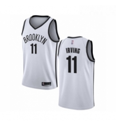 Womens Brooklyn Nets 11 Kyrie Irving Swingman White Basketball Jersey Association Edition 