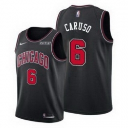 Men's Chicago Bulls #6 Alex Caruso Black Edition Swingman Stitched Basketball Jersey