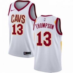 Mens Nike Cleveland Cavaliers 13 Tristan Thompson Swingman White Home NBA Jersey Association Edition