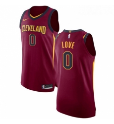 Womens Nike Cleveland Cavaliers 0 Kevin Love Authentic Maroon Road NBA Jersey Icon Edition