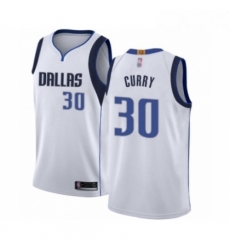 Womens Dallas Mavericks 30 Seth Curry Swingman White Basketball Jersey Association Edition 