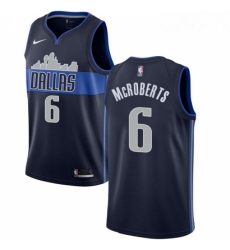 Womens Nike Dallas Mavericks 6 Josh McRoberts Authentic Navy Blue NBA Jersey Statement Edition 