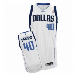 Youth Adidas Dallas Mavericks 40 Harrison Barnes Authentic White Home NBA Jersey