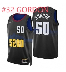 Men Denver Nuggets Aaron Gordon 2023-24 City Edition Black Stitched Jersey