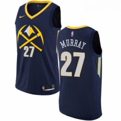 Womens Nike Denver Nuggets 27 Jamal Murray Swingman Navy Blue NBA Jersey City Edition