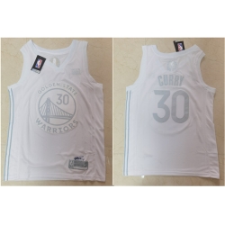 Warriors 30 Stephen Curry White Nike Swingman MVP Jersey