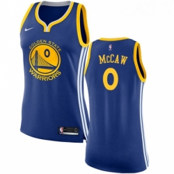 Womens Nike Golden State Warriors 0 Patrick McCaw Swingman Royal Blue Road NBA Jersey Icon Edition 