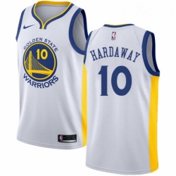 Womens Nike Golden State Warriors 10 Tim Hardaway Swingman White Home NBA Jersey Association Edition