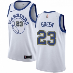 Womens Nike Golden State Warriors 23 Draymond Green Swingman White Hardwood Classics NBA Jersey