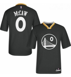 Youth Adidas Golden State Warriors 0 Patrick McCaw Authentic Black Alternate NBA Jersey 