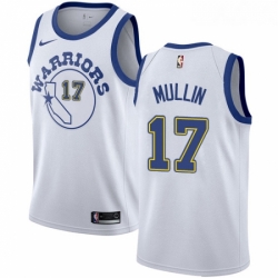 Youth Nike Golden State Warriors 17 Chris Mullin Swingman White Hardwood Classics NBA Jersey