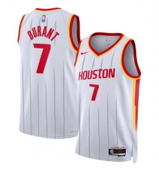Men Houston Rockets 7 Kevin Durant White 2026 27 Association Edition Stitched Basketball Jersey Men Houston Rockets 7 Kevin Durant White 2026 27 Association Edition Stitched Basketball Jersey
